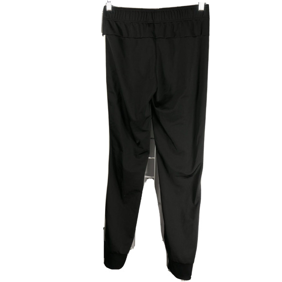 Adidas Fleece Lined Jogger Womens M Black Sweatpants Athleisure Athletic - Picture 3 of 6